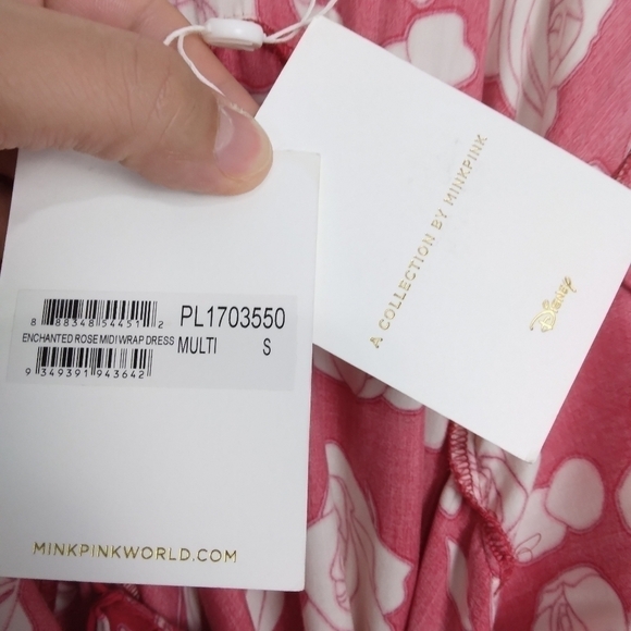 NWT MINKPINK X Disney Wrap Dress - Picture 7 of 7